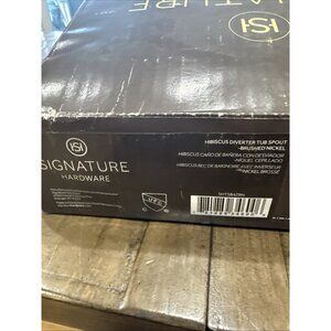 Signature hardware 449811 Hibiscus 7-11/16 in. Integrated Diverter Tub Spout